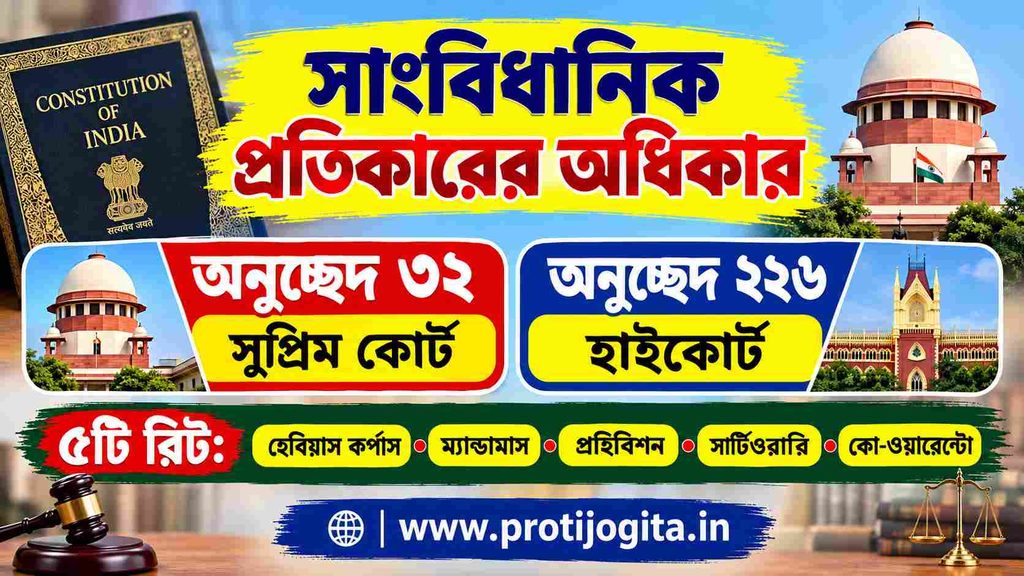 সংবিধানের ৩২ নং ধারা
সংবিধানের ২২৬ নং ধারা