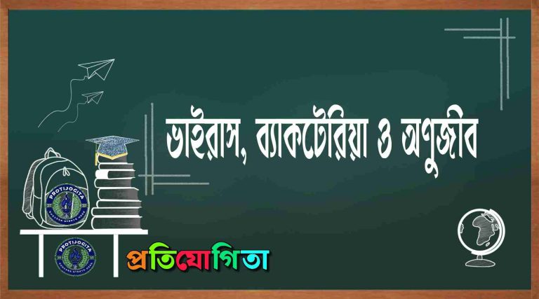 ভাইরাস, ব্যাকটেরিয়া ও অণুজীব বিজ্ঞান: Virology, Bacteriology, and Microbiology.