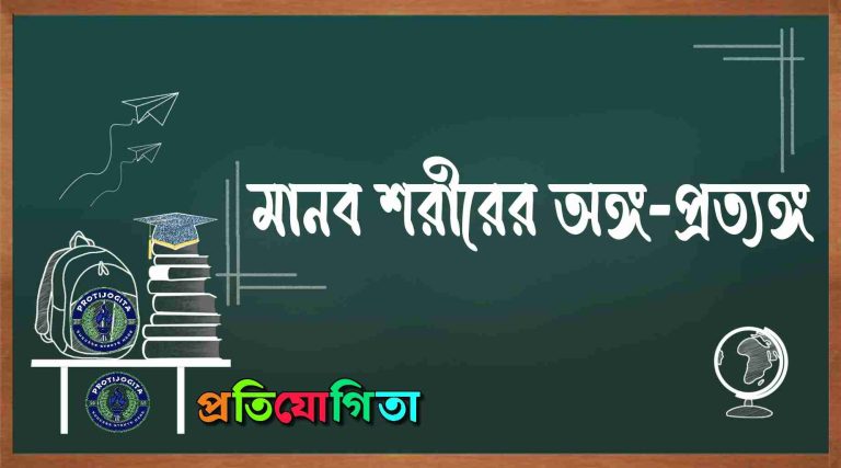 মানব শরীরের অঙ্গ-প্রত্যঙ্গ: Human Body Parts Biology Notes in Bengali.