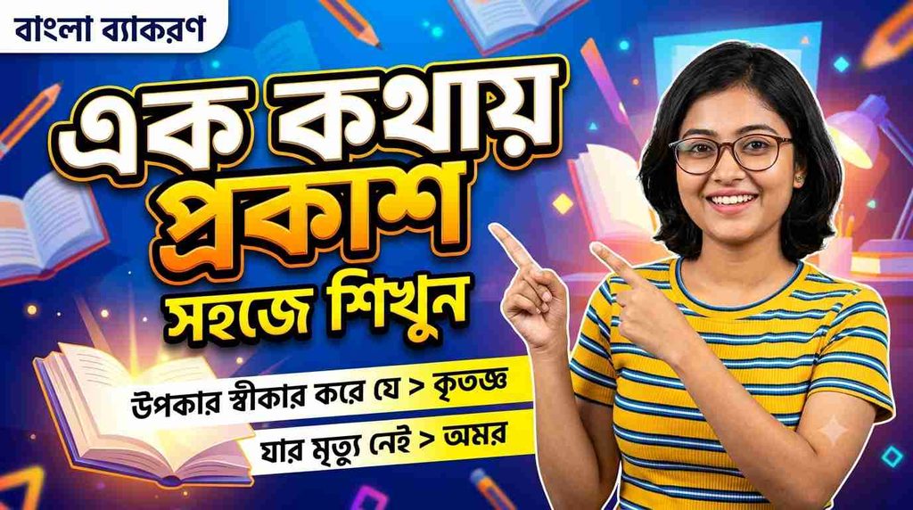 এক কথায় প্রকাশ: Ek Kothay Prokash. গুরুত্বপূর্ণ 400+ এক কথায় প্রকাশ: 1 এক কথায় প্রকাশ