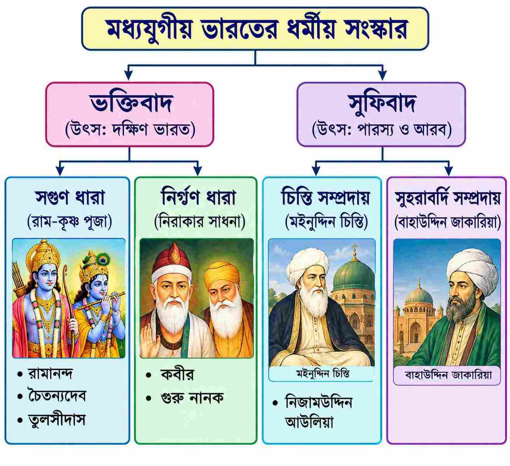 ভক্তিবাদ ও সুফিবাদ: 10 Inspiring Reform Movements in India. 2 ভক্তিবাদ ও সুফিবাদ