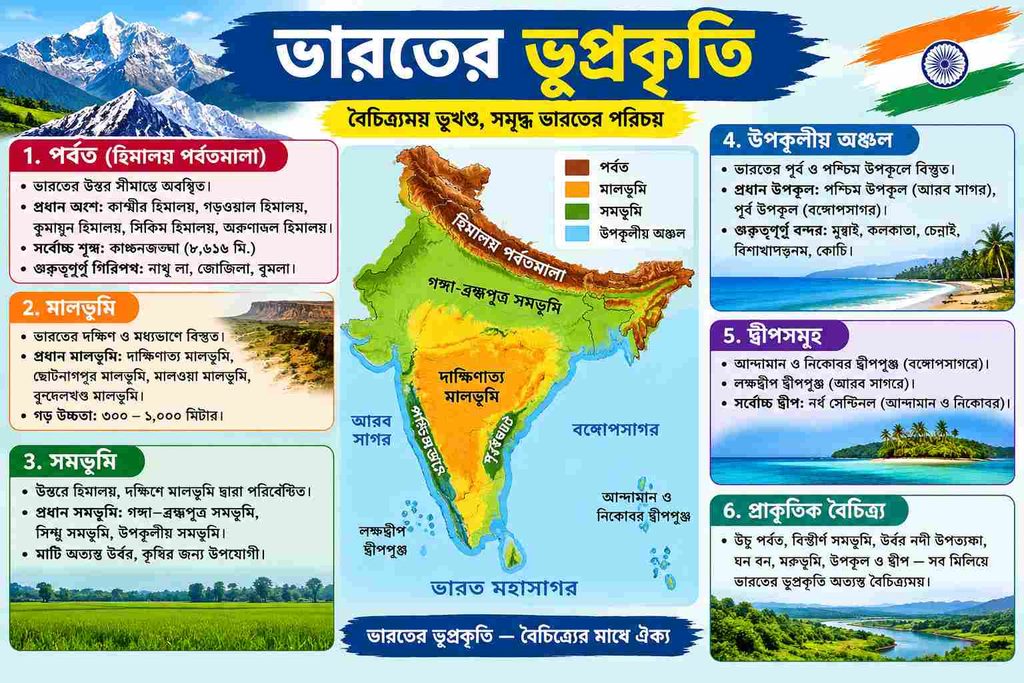 ভারতের ভূপ্রকৃতি