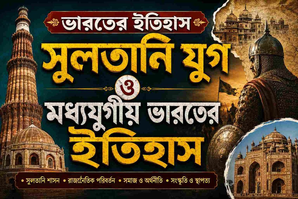 সুলতানি যুগ (Delhi Sultanate) ও মধ্যযুগীয় ভারতের ইতিহাসের ১১টি চমৎকার ঐতিহাসিক সত্য: 1 সুলতানি যুগ